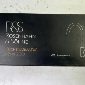 Highlight Rosenhahn & Söhne Föhr 200 Küchenarmatur 360° drehbarer Wasserhahn Küche - Neuwertig