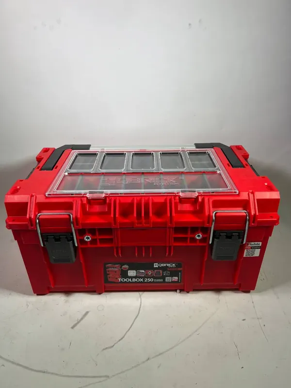 Qbrick System PRIME Toolbox 250 Expert RED ULTRA HD Custom mit Organizer stapelbar - Beschädigt Sale