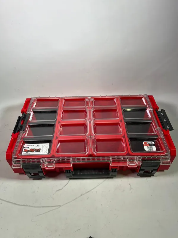 Echt Qbrick System ONE Organizer XL 2.0 RED ULTRA HD Custom - Beschädigt