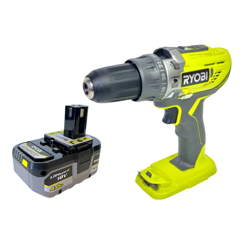 Ryobi R18PD3-0 Akku Schlagbohrschrauber 18 V 50 Nm + 1x Akku 4,0 Ah - ohne Ladegerät Ausverkauf