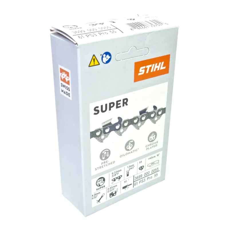 Wochenendangebot Stihl Picco Super 3 Pro (PS3 Pro) Sägekette 3/8" P 1,1 mm 55 TG ( 36990000055 )