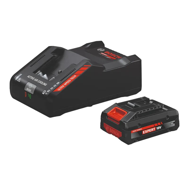 Must-Have Bosch Starter Set 1x EXPERT EXBA 18V-40 Akku 4,0 Ah + EXPERT EXAL18V-160 Schnell Ladegerät