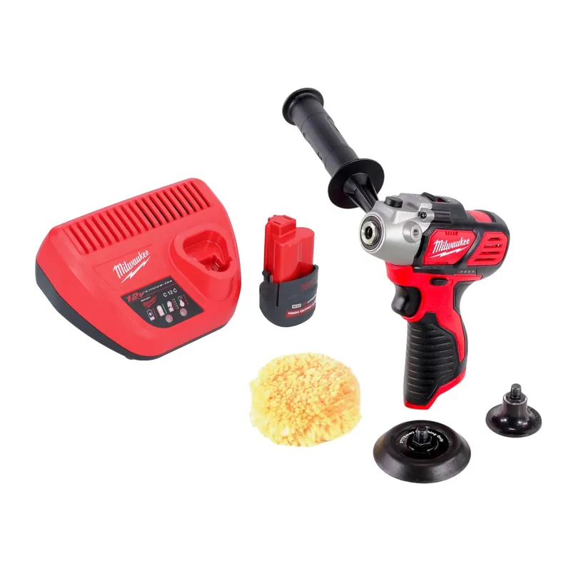 Milwaukee M12 BPS-251 Akku Polierer 12 V + 1x Akku 2,5 Ah + Ladegerät Mega-Angebot