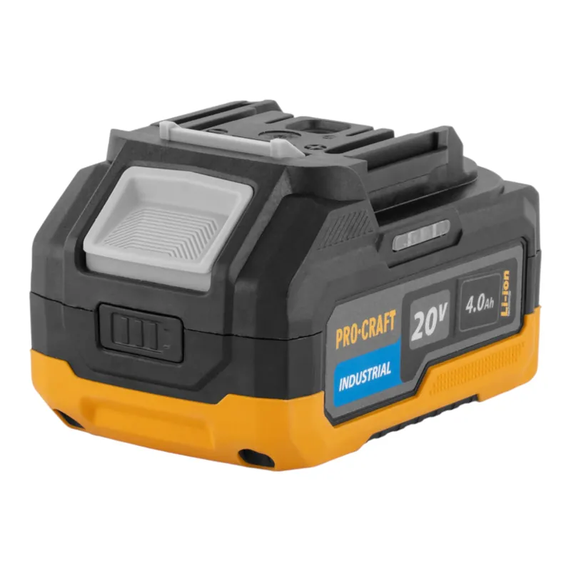 Jetzt Kaufen Procraft 20/4 Industrial Akku 20 V 4,0 Ah / 4000 mAh Li-ion mit Ladestandsanzeige