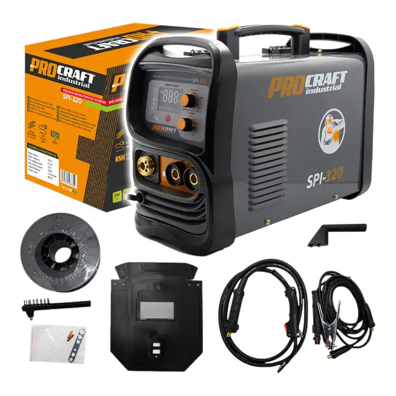Heißes Angebot Procraft Industrial SPI-320 Inverter Schweißgerät 5,3 kW 19,65 V 160 A halbautomatisch