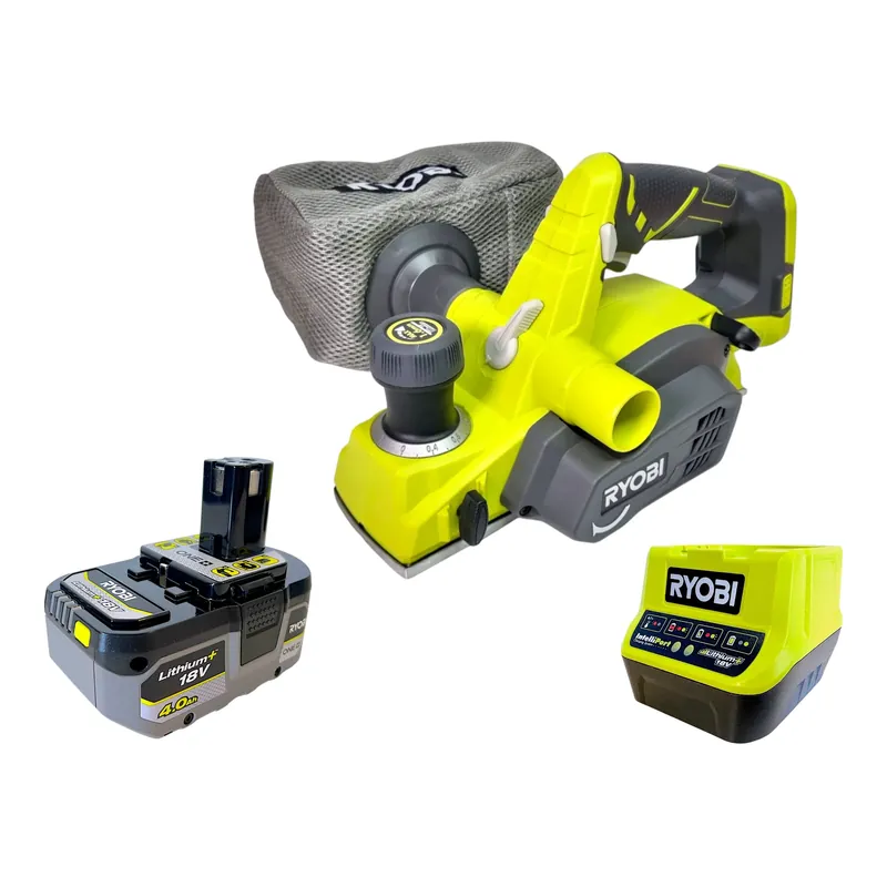 Super-Preis Ryobi R18PL-0 Akku Hobel 18 V 82 mm + 1x Akku 4,0 Ah + Ladegerät
