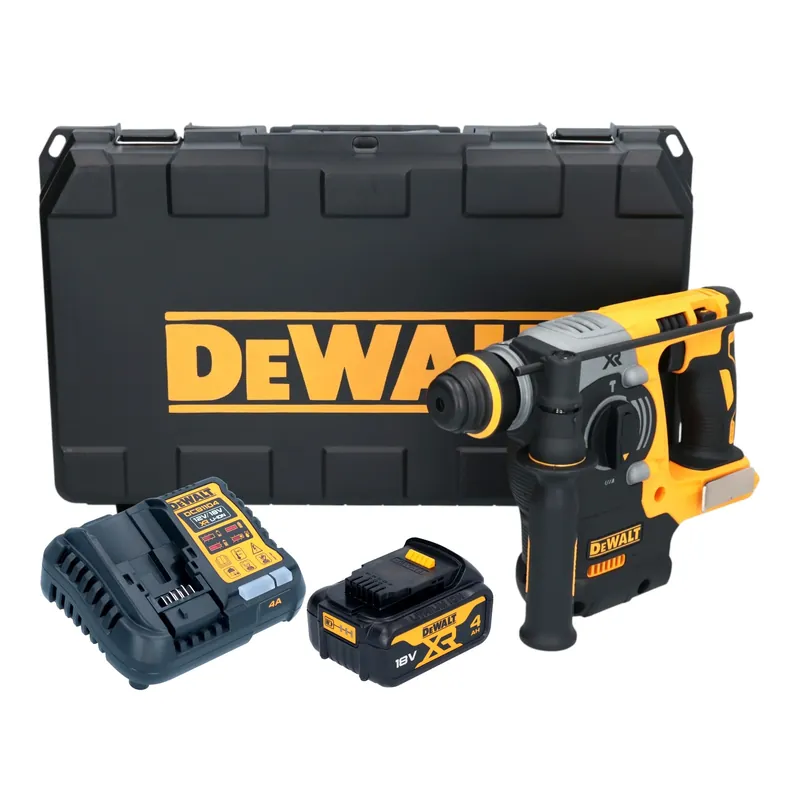 DeWalt DCH 273 M1 Akku Kombihammer 18 V 2,1 J SDS Plus Brushless + 1x Akku 4,0 Ah + Ladegerät + Koffer Highlight