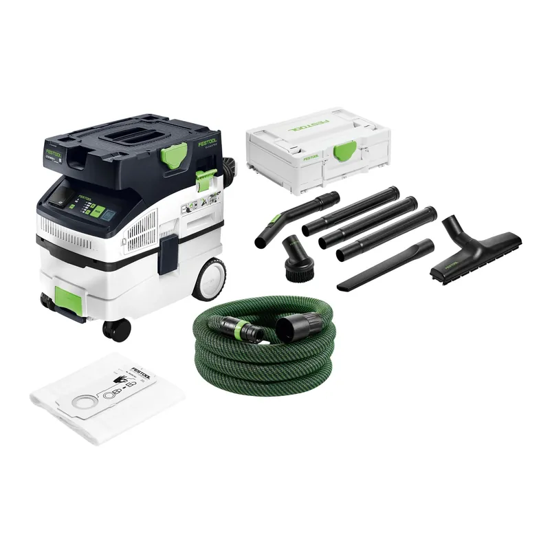 Festool CTM MIDI I CLEANTEC Absaugmobil 1200 Watt 15 l Staubkl. M + RS-ST D 27/36-Plus Standard Reinigungsset Angebot