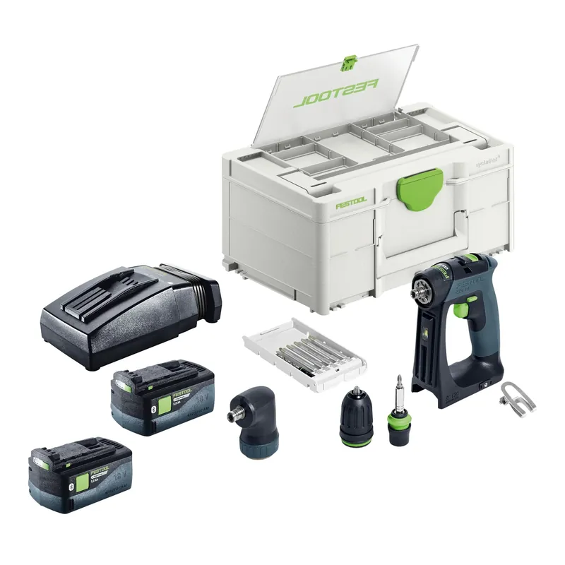 Mega-Angebot Festool CXS 18-Basic-Set Akku Bohrschrauber 18 V 40 Nm Brushless + 2x Akku 5,0 Ah + Ladegerät + Systainer