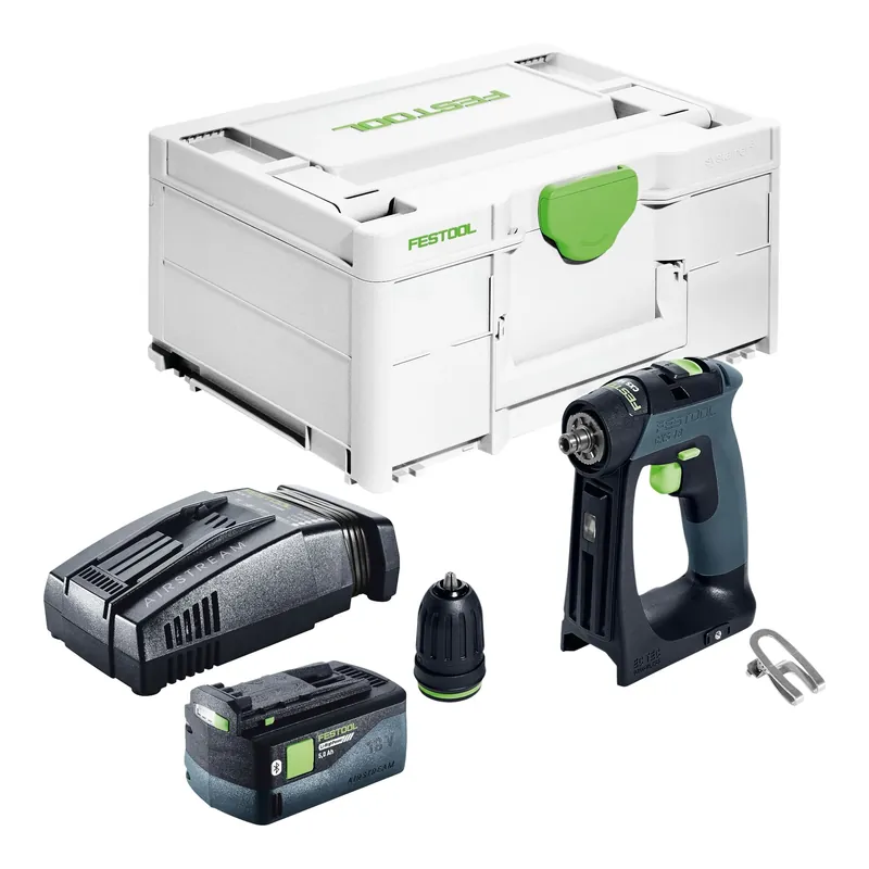 Kracherpreis Festool CXS 18-Basic Akku Bohrschrauber 18 V 40 Nm Brushless + 1x Akku 5,0 Ah + Schnellladegerät + Systainer
