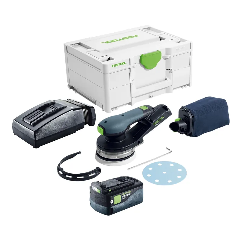 Heißes Angebot Festool ETSC 2 125-Basic Akku Exzenterschleifer 18 V 125 mm Brushless + 1x Akku 5,0 Ah + Ladegerät + Systainer