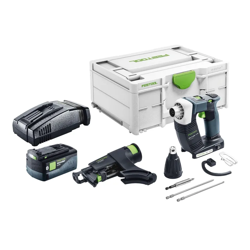 Festool DWC 18-4500 Basic Akku Bauschrauber 18 V 14 Nm Brushless + 1x Akku 5,0 Ah + Schnellladegerät + Systainer Preisknaller