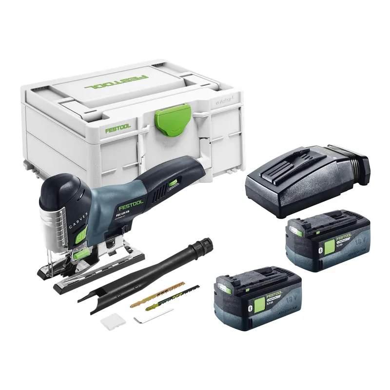 Schnäppchen Festool PSC 420 EB-Basic Akku Pendelstichsäge 18 V 120 mm Brushless + 2x Akku 5,0 Ah + Ladegerät + Systainer