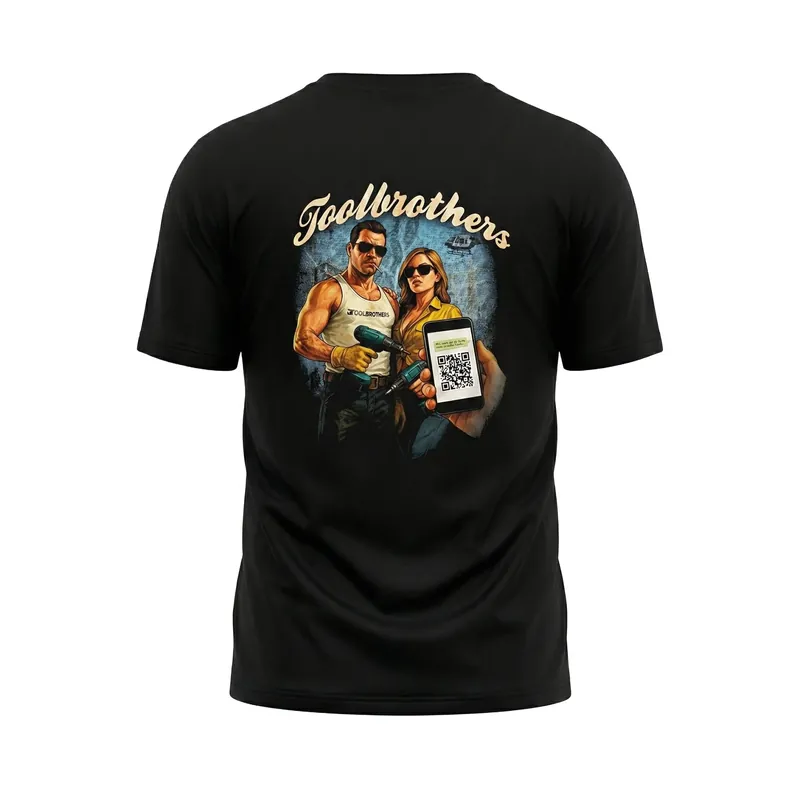 Jetzt Kaufen Toolbrothers Fan-Shirt (Simple Black) - Größe XXL