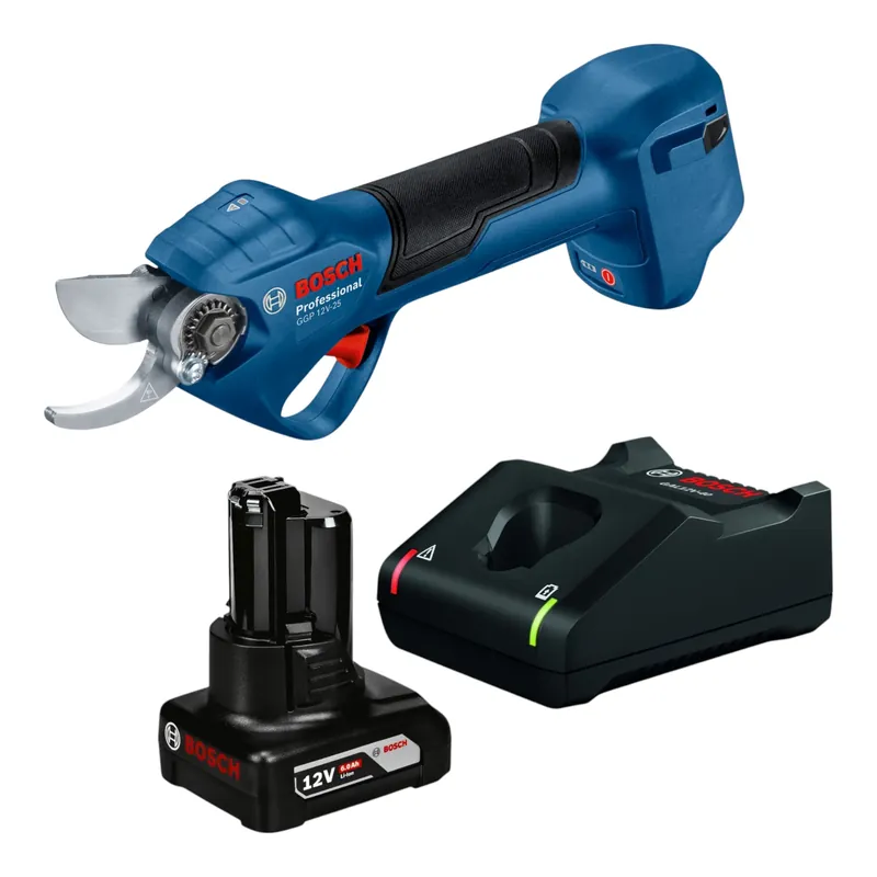 Bosch GGP 12V-25 Akku Gartenschere 12 V 25 mm Brushless + 1x Akku 6,0 Ah + Ladegerät Günstig