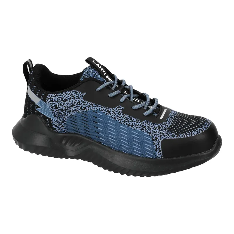 Expressversand LAHTI PRO Sicherheitshalbschuh gestrickt SB FO Größe 41 ( L3044241 ) blau schwarz