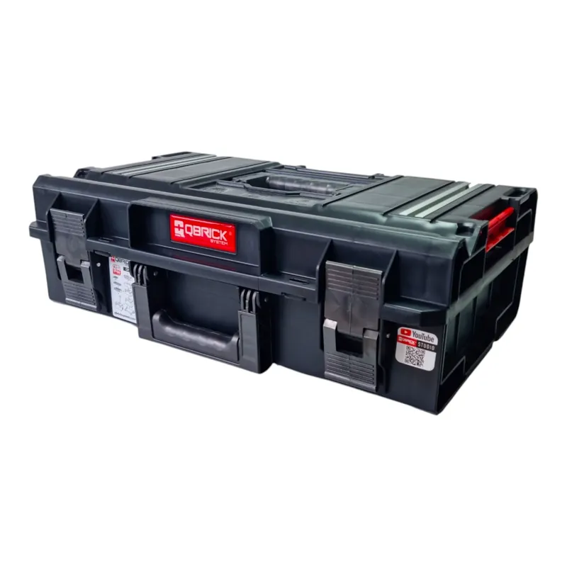Qbrick System ONE 200 1.0 Technik Werkzeugkoffer modularer Organizer 585 x 385 x 190 mm 15,4 l stapelbar IP66 - alte Version Solange Der Vorrat Reicht
