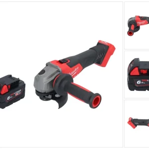 Aktuell Milwaukee M18 FSAG115X-601 Akku Winkelschleifer 18 V 115 mm Brushless + 1x Akku 6,0 Ah - ohne Ladegerät