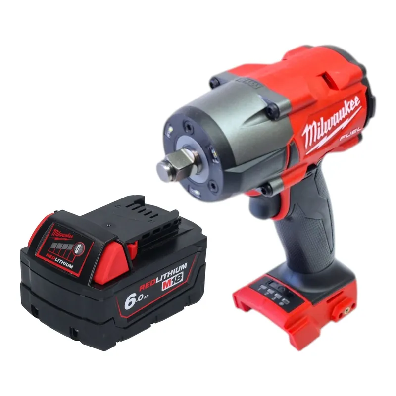 Milwaukee M18 FMTIW2F12-601 Akku Schlagschrauber 18 V 745 Nm 1/2" Brushless + 1x Akku 6,0 Ah - ohne Ladegerät Nur Heute