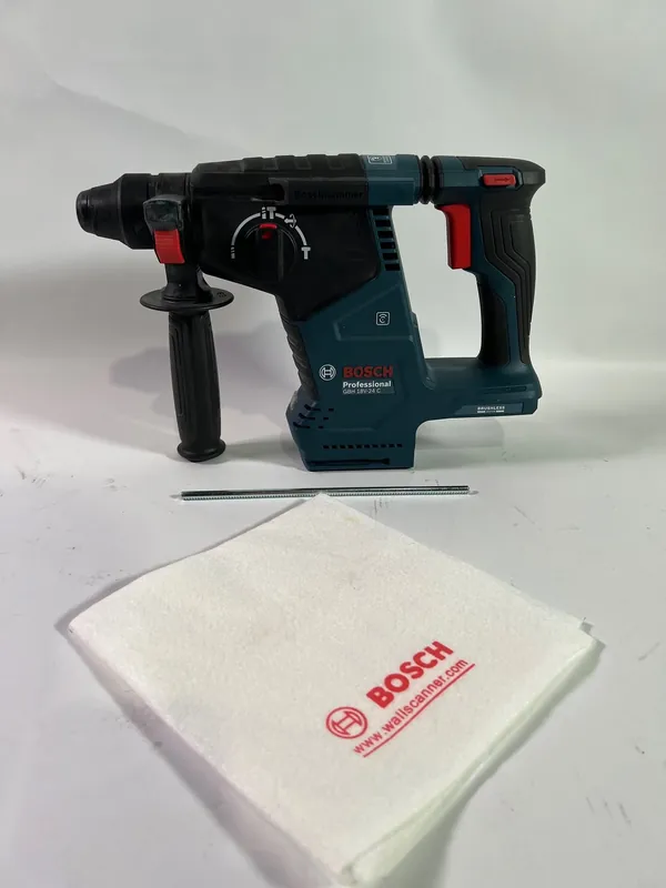 Bosch GBH 18V-24 C Professional Akku Bohrhammer 18 V 2,4 J Brushless SDS plus ( 0611923002 ) + L-BOXX - ohne Akku, ohne Ladegerät - Reparaturgerät Geprüft
