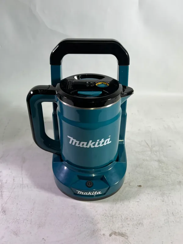 Meistverkauft Makita DKT 360 Z Akku Wasserkocher 36 V ( 2x 18 V ) 0,8 L Solo - ohne Akku, ohne Ladegerät - Reparaturgerät