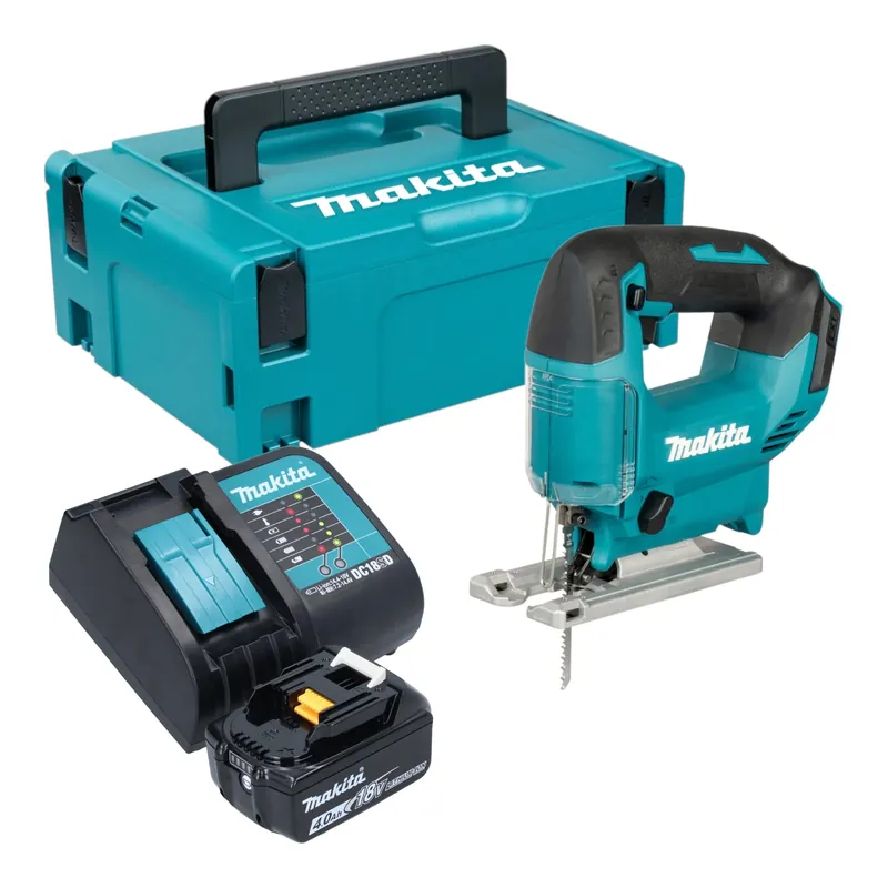 Expressversand Makita DJV 186 SM1J Akku Pendelhubstichsäge 18 V + 1x Akku 4,0 Ah + Ladegerät + Makpac