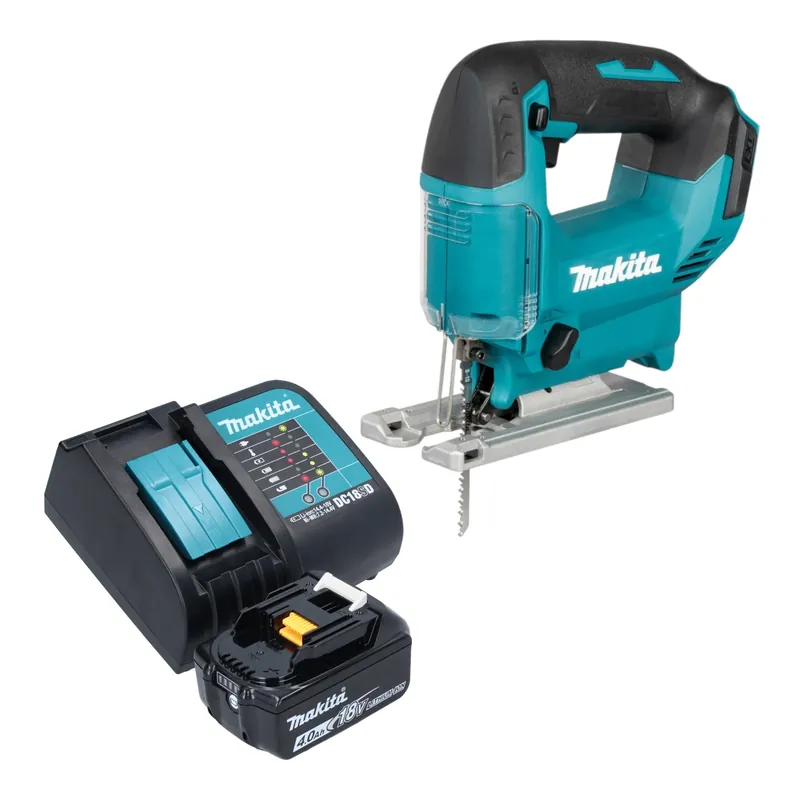 Markenware Makita DJV 186 SM1 Akku Pendelhubstichsäge 18 V + 1x Akku 4,0 Ah + Ladegerät