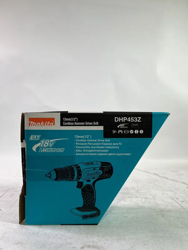 Makita DHP 453 Z Akku Schlagbohrschrauber 18 V 42 Nm Solo - ohne Akku, ohne Ladegerät - Reparaturgerät Top-Preis