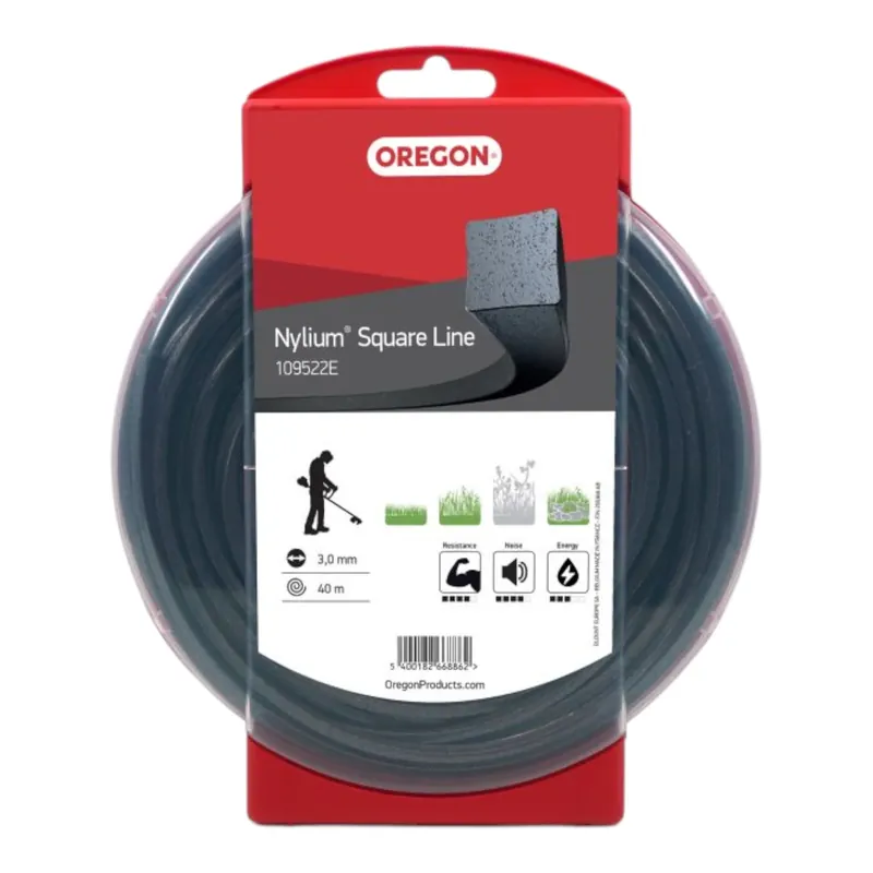 Oregon AluMax Trimmerfaden Quadratisch 3,0 mm x 40 m ( 109522E ) Ausverkauf