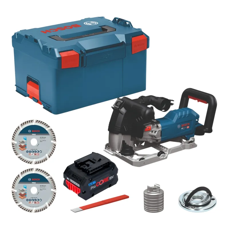 Zertifiziert Bosch GNF 18V-40 Akku Mauernutfräse 18 V 40 mm Brushless + 1x ProCORE Akku 8,0 Ah + L-Boxx - ohne Ladegerät
