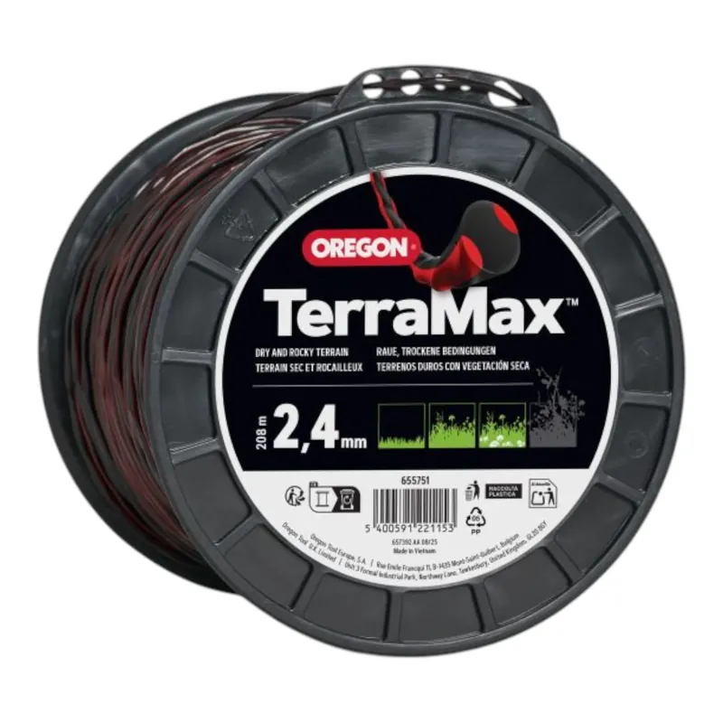 Jetzt Kaufen Oregon TerraMax Mähfaden 2,4 mm / 208 Meter ( 655751 )