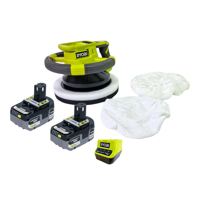 RYOBI RBP18250-0 Akku Polierer 18 V 250 mm + 2x Akku 5,0 Ah + Ladegerät Letzte Chance