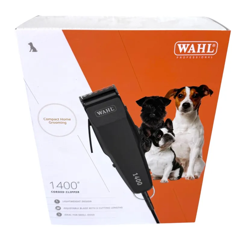 Wahl 1400 Tierschermaschine 230 V 0,7 - 3 mm ( 1406-0482 ) + 4x Aufsteckkamm Neu