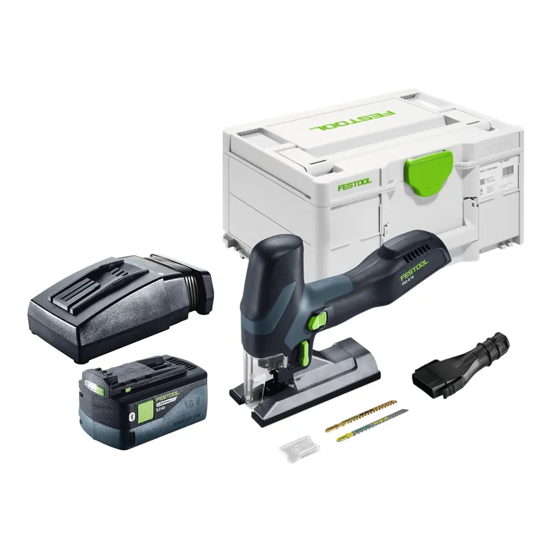 Festool PSC-E 18 EB-Basic Akku Pendelstichsäge 18 V 40 mm + 1x Akku 5,0 Ah + Ladegerät + Systainer Solange Der Vorrat Reicht