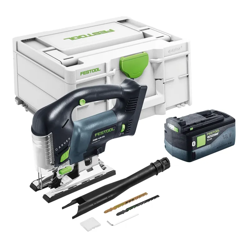 Neue Ware Festool PSBC 420-Basic Akku Pendelstichsäge 18 V 120 mm Brushless + 1x Akku 5,0 Ah + Systainer - ohne Ladegerät