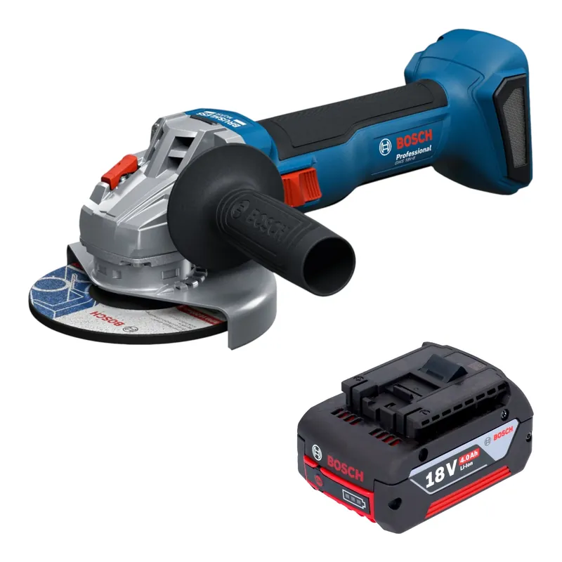 Bosch GWS 18V-8 Professional Akku Winkelschleifer 18 V 125 mm Brushless + 1x Akku 4,0 Ah - ohne Ladegerät Preisknaller