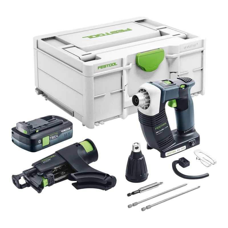 Bestpreis Festool DWC 18-2500 Basic Akku Bauschrauber 18 V 18 Nm Brushless + 1x Akku 4,0 Ah + Systainer - ohne Ladegerät