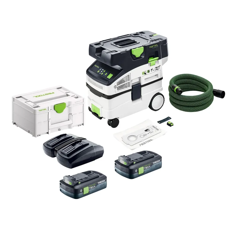 Preis Gesenkt Festool CTMC MIDI I-Basic Akku Absaugmobil 36 V ( 2x 18 V ) Staubklasse M + 2x Akku 4,0 Ah + Doppelladegerät + Systainer