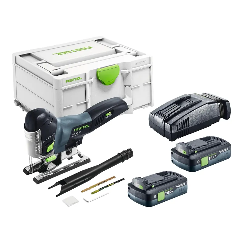Beliebt Festool PSC 420 EB-Basic Akku Pendelstichsäge 18 V 120 mm Brushless + 2x Akku 4,0 Ah + Schnellladegerät + Systainer