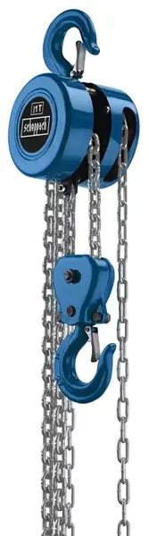 Kettenzug CB02 Scheppach - max. 2000kg Tragkraft | 3000mm Hubhöhe | 2500mm Bedienkette Highlight