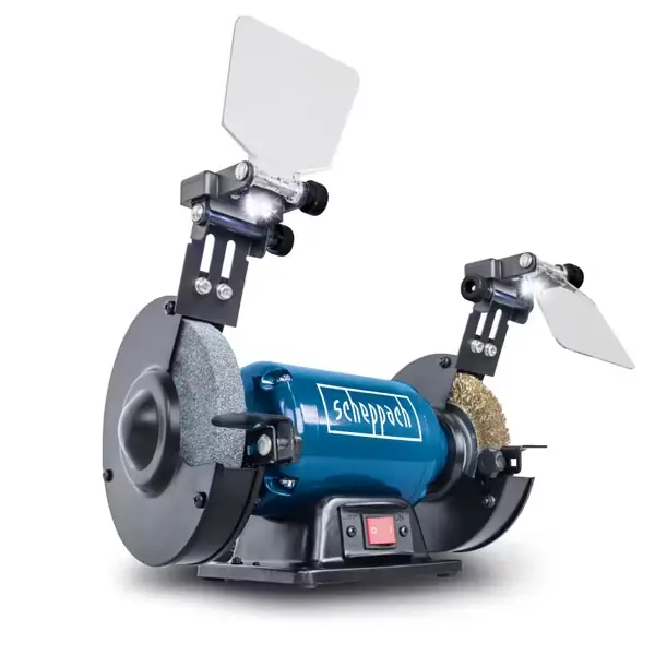 Billig Doppelschleifer SM150LB scheppach mit Bürste - 230-240V 50Hz 400W - 150mm
