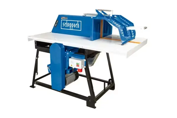 Wochenendangebot Rolltischkreissäge KE 70M Scheppach - 400V 5200W | 700mm HW Sägeblatt | 250mm Schnitthöhe | Keilriemenantrieb