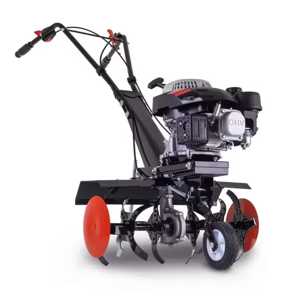 Wochenendangebot Motorhacke Benzin MTP560 Scheppach - 3,5PS | Frästiefe 260mm | Fräsbreite 360mm / 560mm | 24 Messer