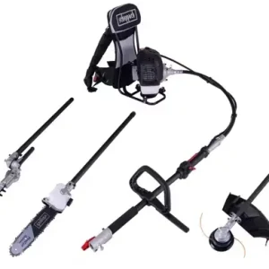 4in1 Multigartengerät MFH5300-4BP Scheppach - 1.8PS | 51,7cm³ | 2-Takt Motor | Rucksack Tragesystem Top-Preis
