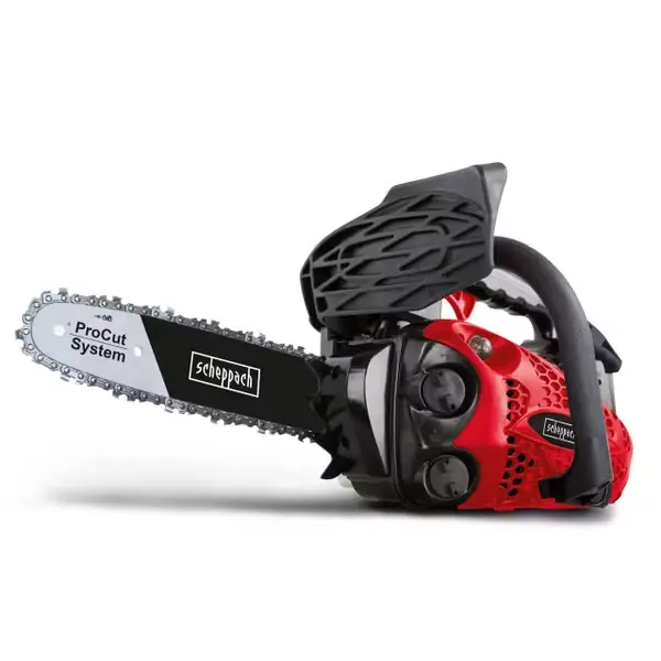 Geprüft Benzin Kettensäge CSP2540 Scheppach - 25cm ProCut Schwert | 25,4 cm³ | 2-Takt | Motorsäge kompakt
