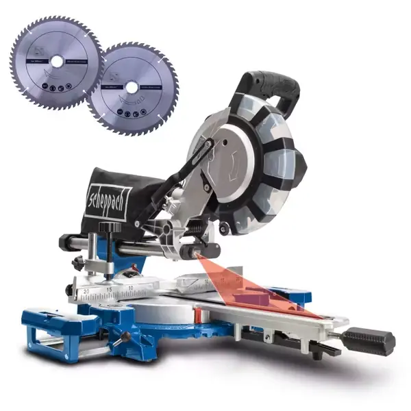 Kappzugsäge HM254SPX Scheppach | 2200Watt | Schnittbreite 340mm | Höhe 90mm Jetzt Kaufen