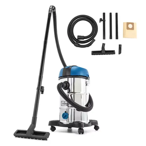 Nass- Trockensauger NTS30v2 Scheppach - 1200W | 30L Behälter | Ausblasfunktion | 9tlg. Zubehör Kracherpreis