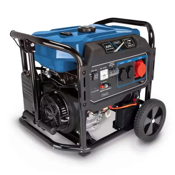 Finale Aktion Benzin Stromgenerator SG7100x Scheppach - 5500W | 12PS | E-Start | 2x230V | 1x400V | 1x12V DC