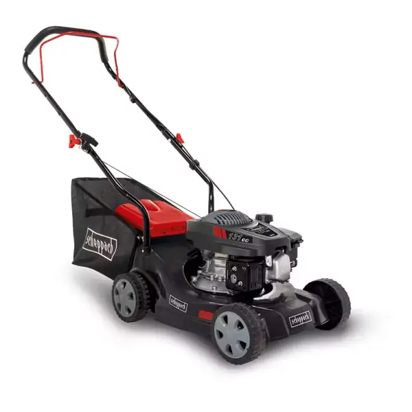 Begrenztes Angebot Benzin-Rasenmäher MP132-40 Scheppach - 3,3 PS | 40cm Schnittbreite | 3-fach Verstellung | 35L Korb