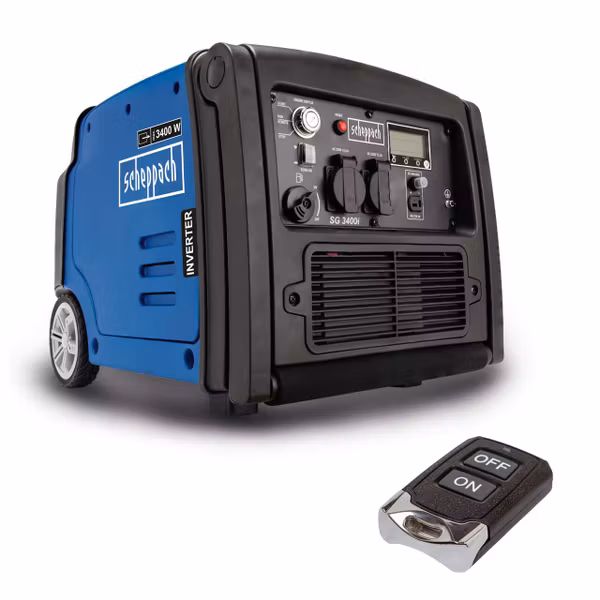 Inverter SG3400i Scheppach - 5.1PS | 3400W | Inverter | 7,4L Tank | 65,5 dB Schneller Versand